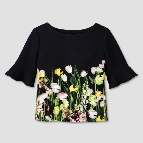 Victoria Beckham Tops - Victoria Beckham for Target Floral Top